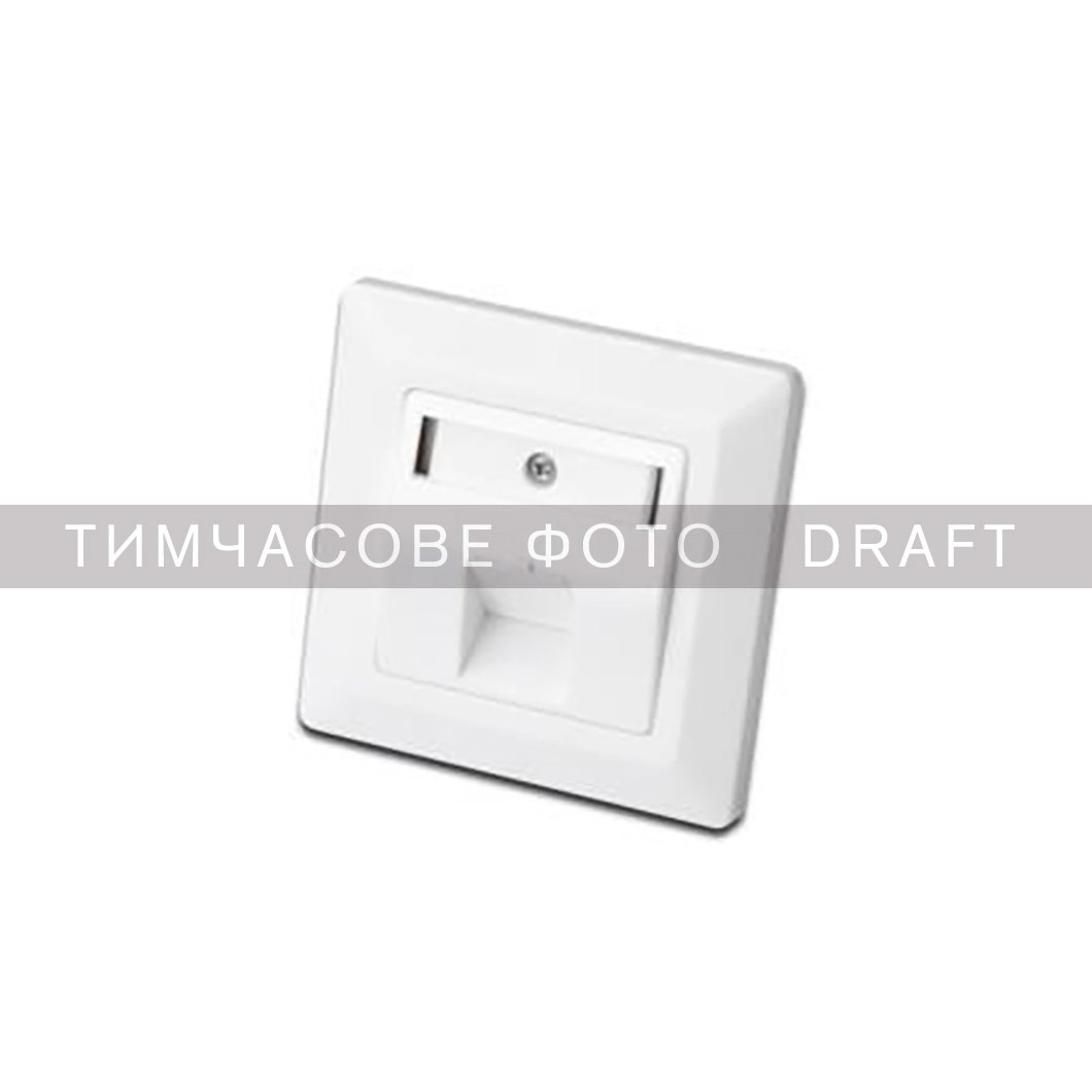 Розетка настенная 2E RJ-45 Cat.6 FTP White (2E-FASEPAN-1GROUND)