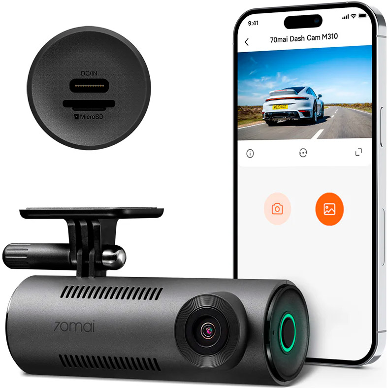 Автомобильный видеорегистратор XIAOMI 70MAI Dash Cam M310 Black
