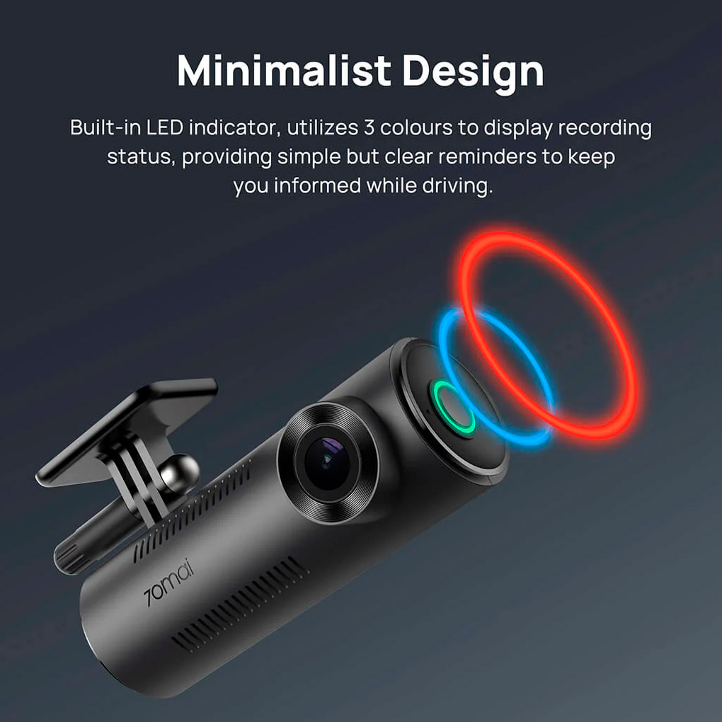 Автомобильный видеорегистратор XIAOMI 70MAI Dash Cam M310 Black