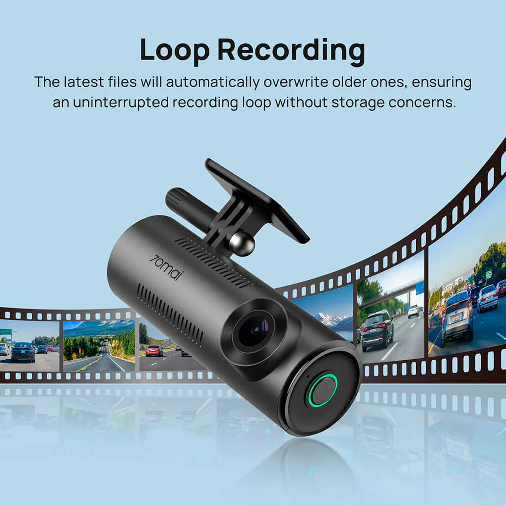 Автомобильный видеорегистратор XIAOMI 70MAI Dash Cam M310 Black