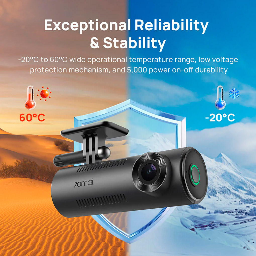 Автомобильный видеорегистратор XIAOMI 70MAI Dash Cam M310 Black