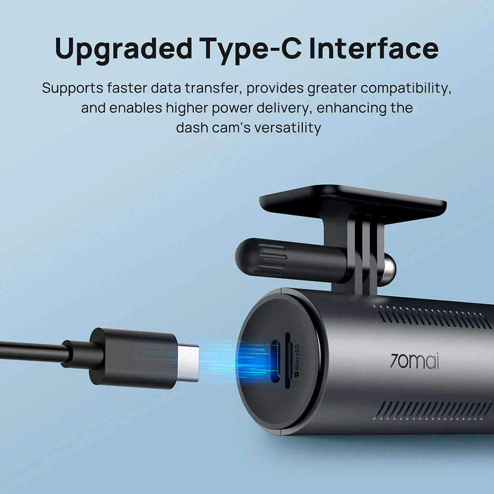 Автомобильный видеорегистратор XIAOMI 70MAI Dash Cam M310 Black