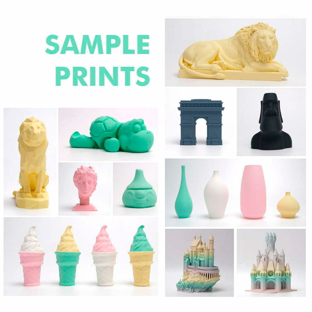 Пластик (філамент) для 3D принтера ESUN ePLA-Matte 1.75mm, 1кг, Mint Green (EPLA-MATTE-P175MG1)