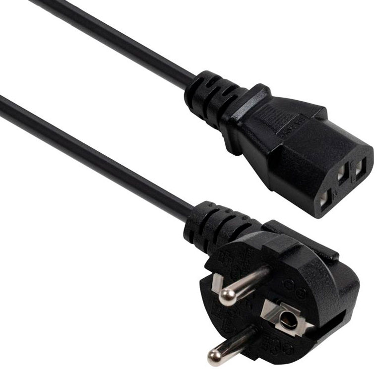 Кабель живлення VINGA CEE 7/7 - C13 3м (VYPCC1331CU)