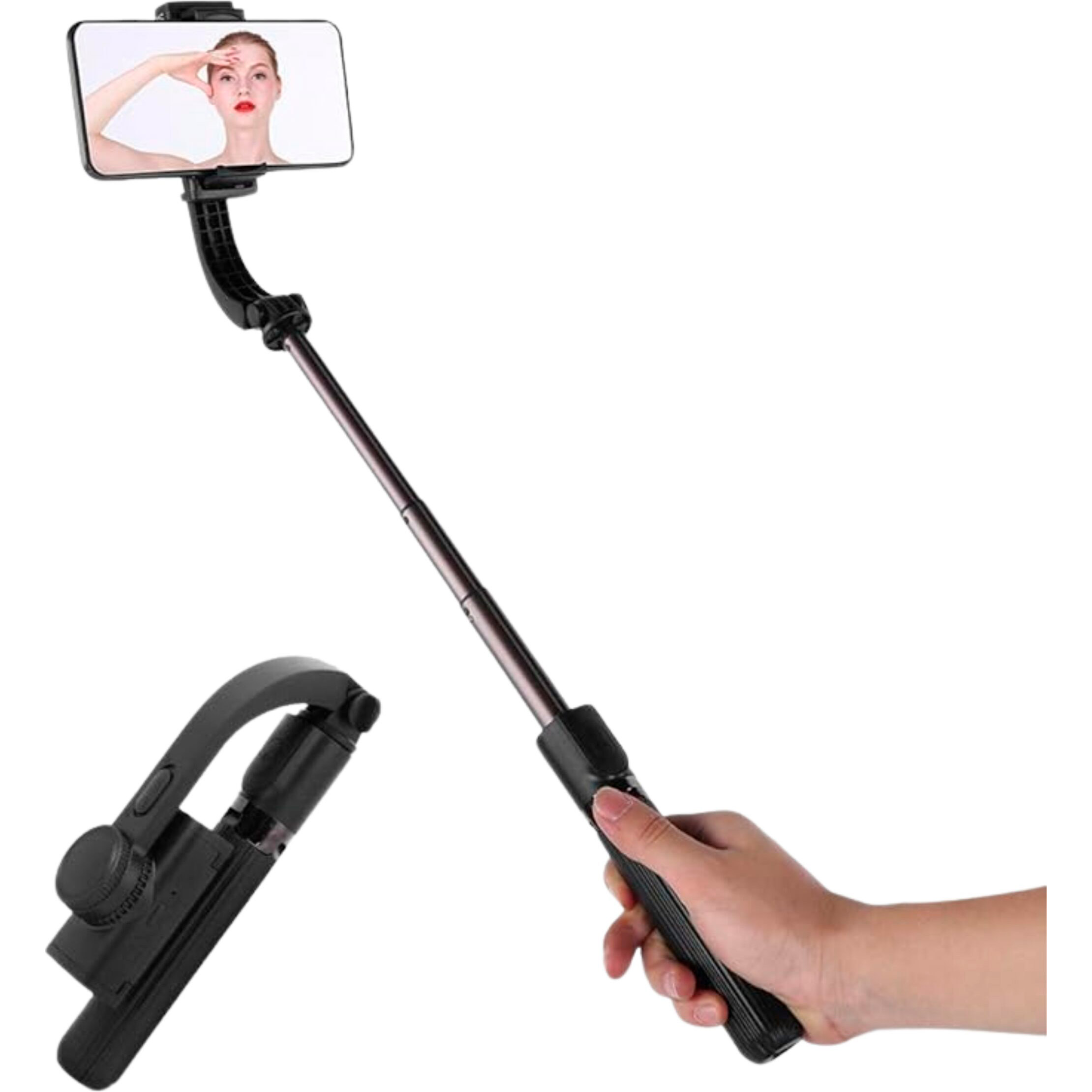 Стабілізатор RTAKO L08 Mini Anti-shake Gimbal Graphite Black