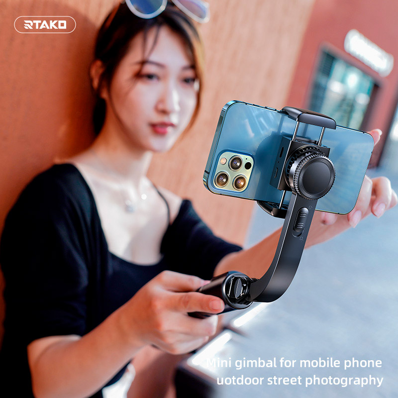 Стабілізатор RTAKO L08 Mini Anti-shake Gimbal Graphite Black