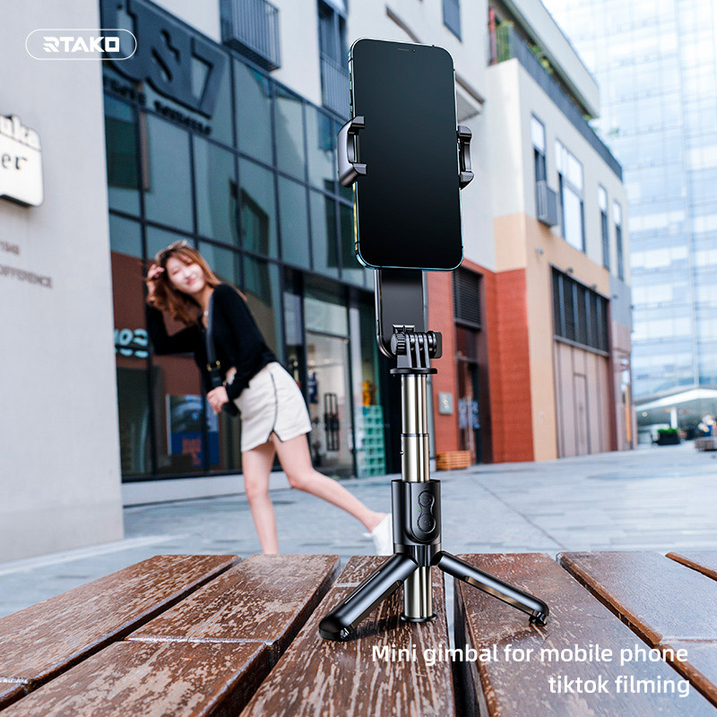 Стабілізатор RTAKO L08 Mini Anti-shake Gimbal Graphite Black