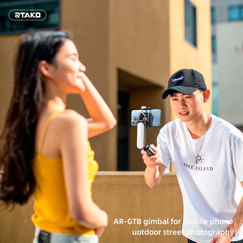Стабілізатор RTAKO Q09 Mini Electric Gimbal Stabilizer with AR Detach Black