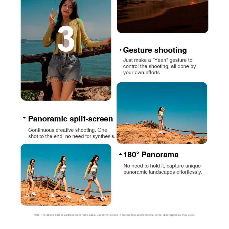 Стабілізатор RTAKO Q18 Orthogonal Three-Axis Pan-Tilt Gimbal Ceramic Black