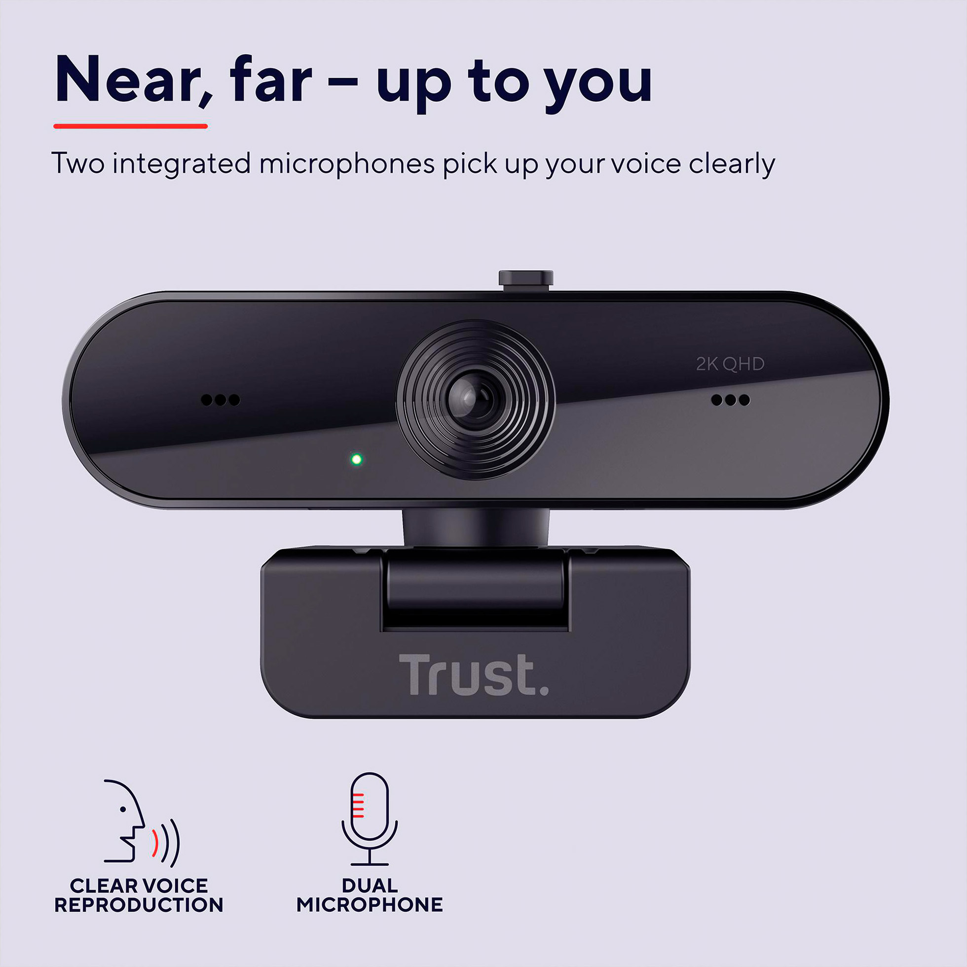 Веб-камера TRUST TW-250 QHD Eco Black (24733)