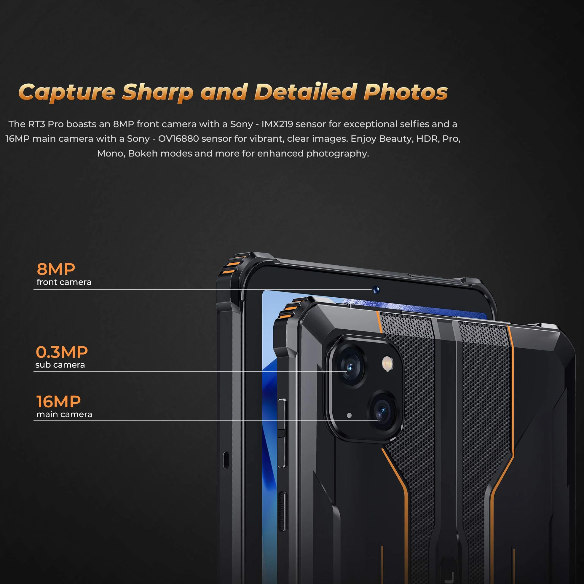 Планшет OUKITEL RT3 Pro 4/128GB Orange (6931940767187)