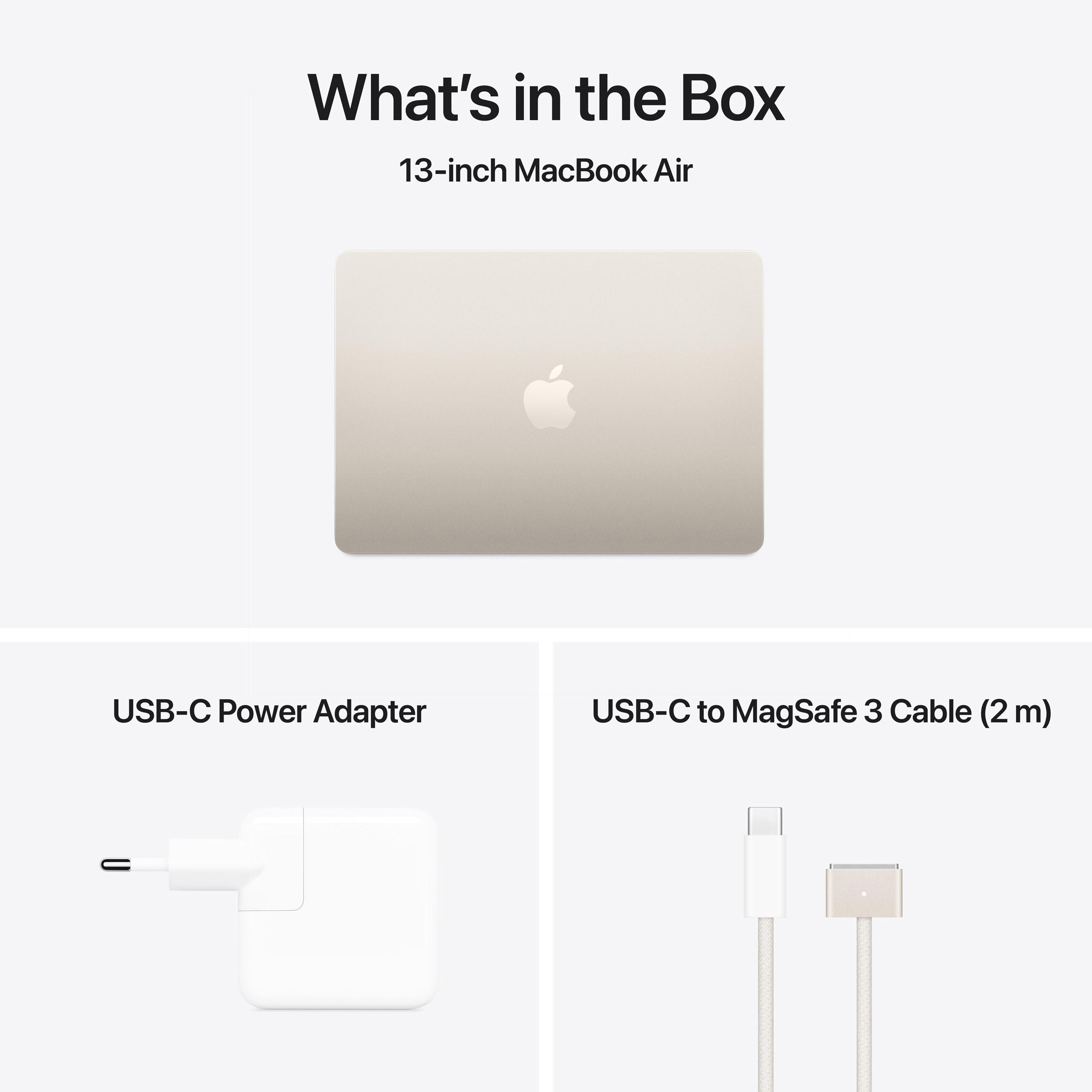 Ноутбук APPLE A3240 MacBook Air M4 13" 16GB/512GB Starlight (MW103UA/A)