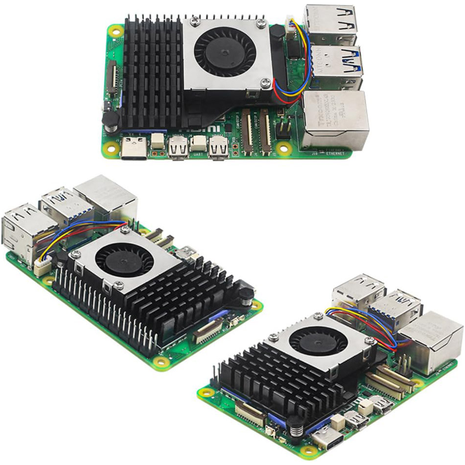 Радиатор с вентилятором RASPBERRY PI для Raspberry Pi 5 (RA800)