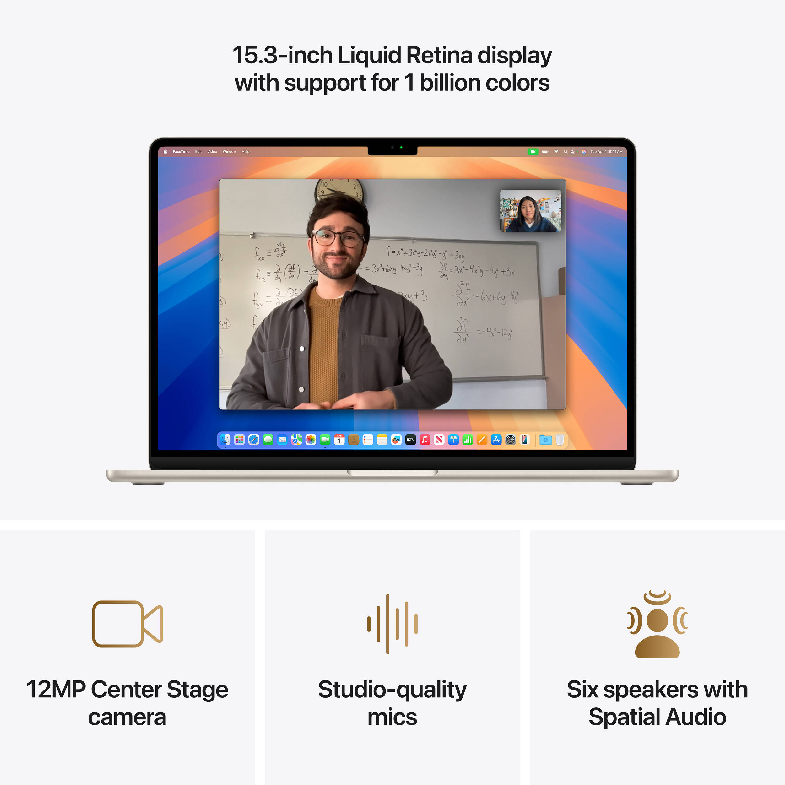 Ноутбук APPLE A3241 MacBook Air M4 15" 16GB/256GB Starlight (MW1J3UA/A)