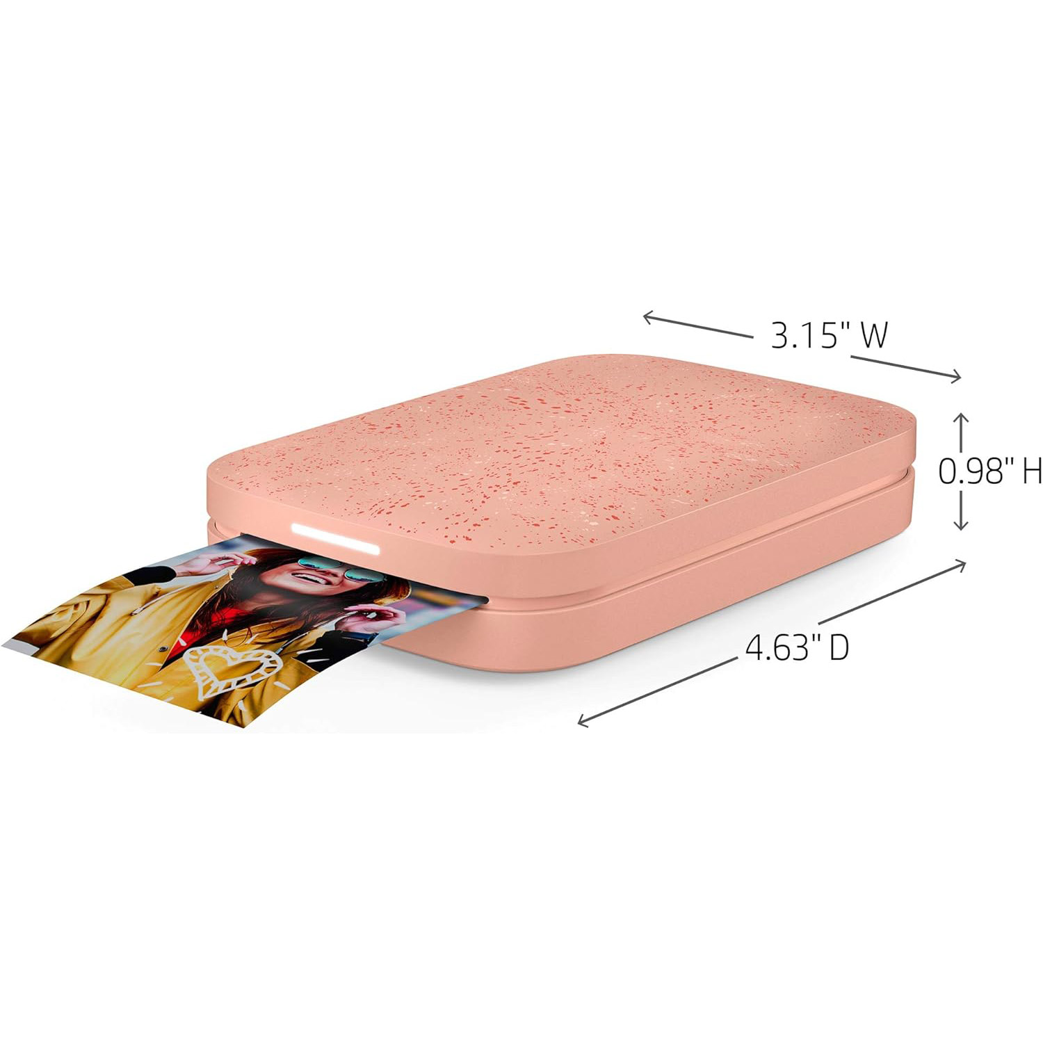 Мобільний фотопринтер HP Sprocket 2x3 Blush Pink (HPISPP)