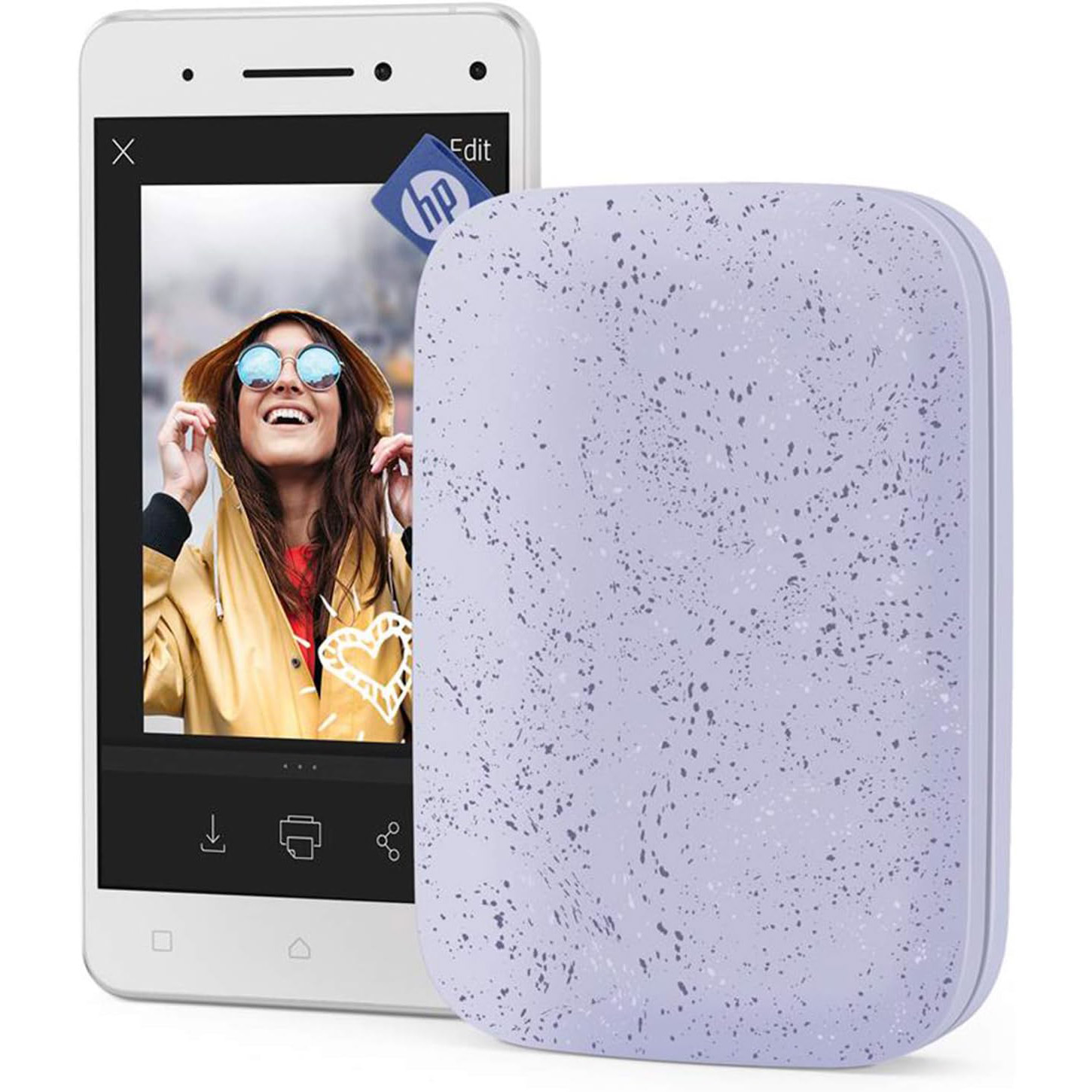 Мобильный фотопринтер HP Sprocket 2x3 Lilac (HPISPPR)