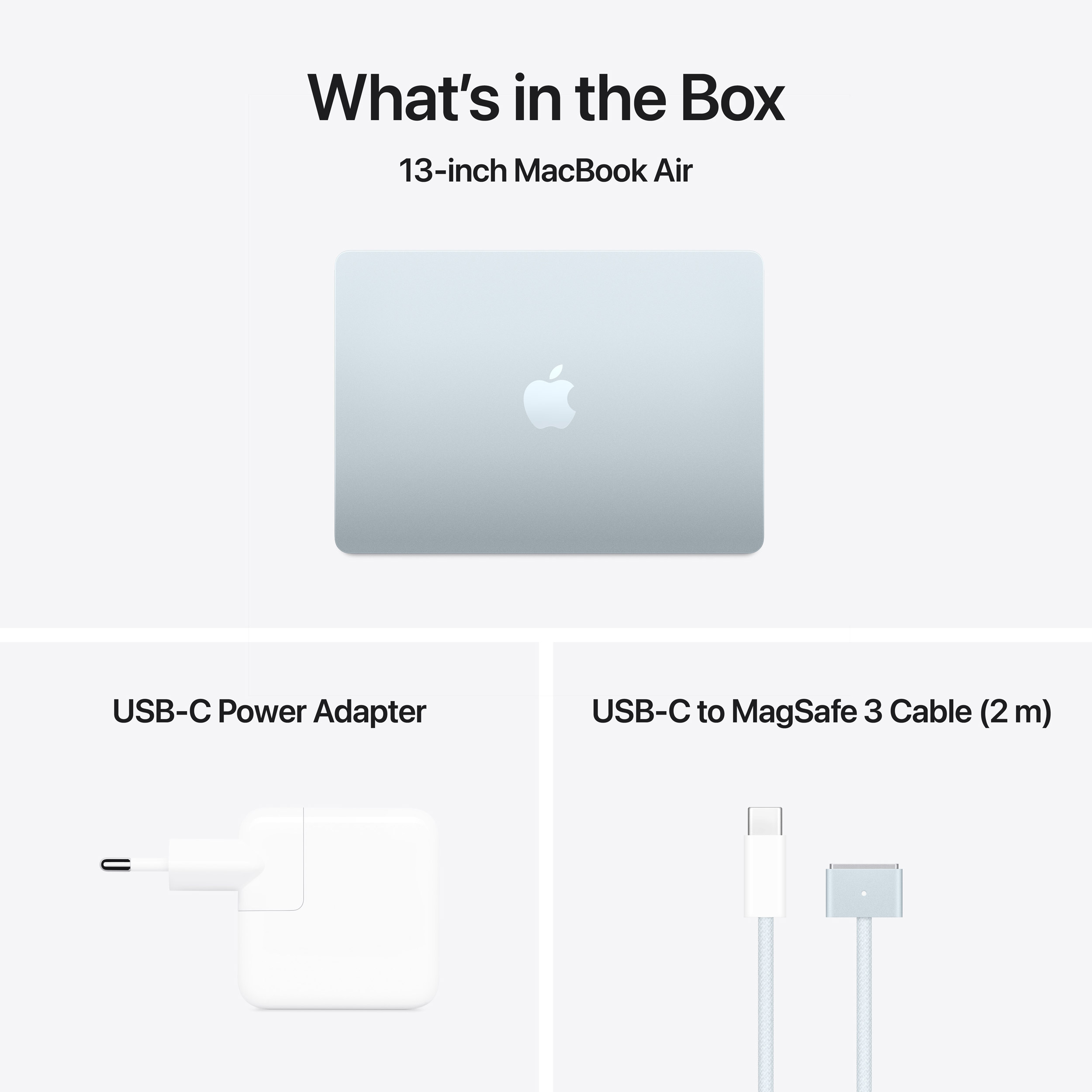 Ноутбук APPLE A3240 MacBook Air M4 13" 16GB/256GB Sky Blue (MC6T4UA/A)