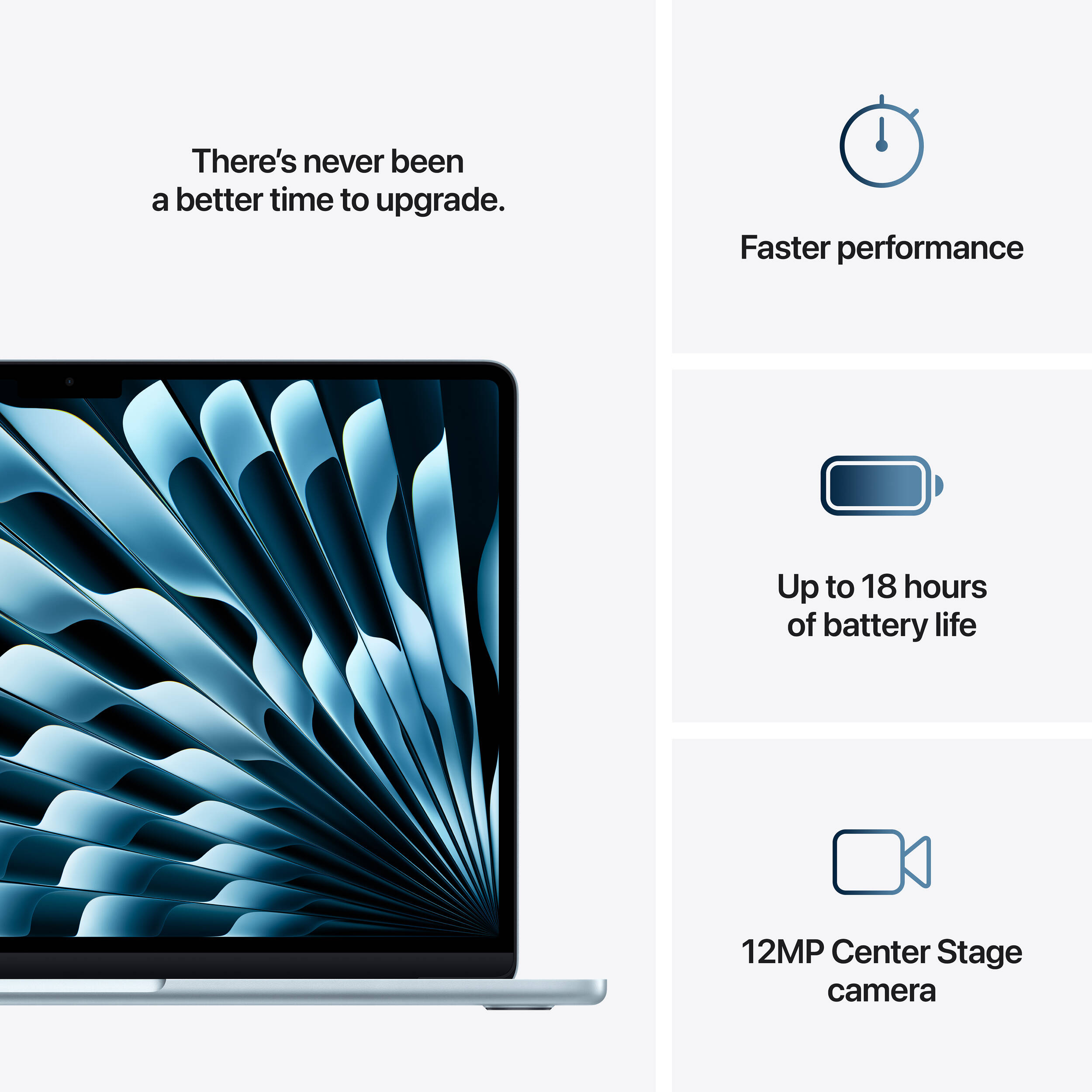 Ноутбук APPLE A3240 MacBook Air M4 13" 16GB/512GB Sky Blue (MC6U4UA/A)