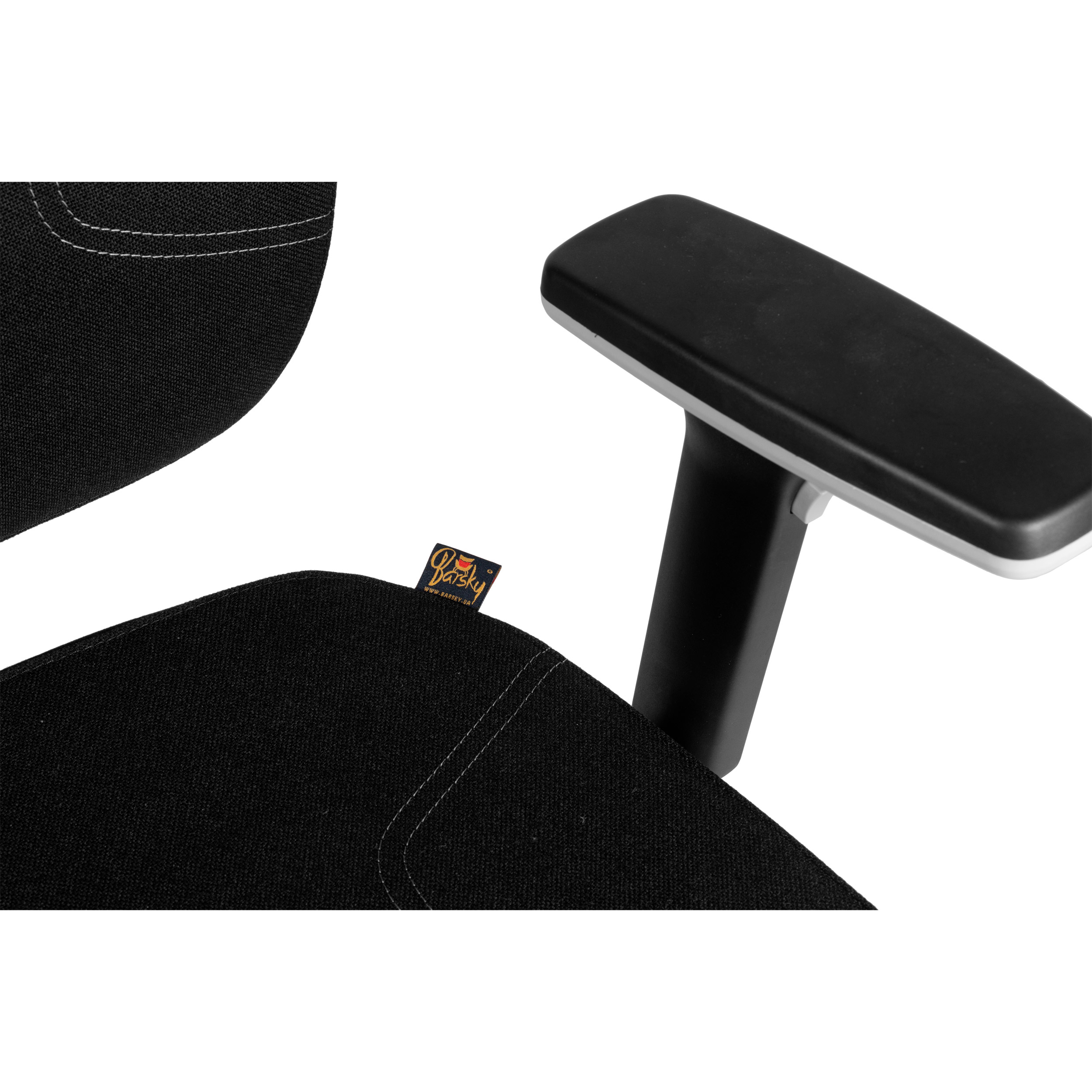 Крісло керівника BARSKY StandUp Black (ST-03)