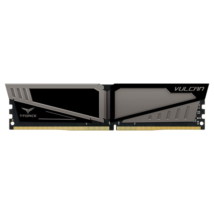 Модуль пам'яті TEAM T-Force Vulcan DDR4 2400MHz 8GB Gray (TLGD48G2400HC1401)