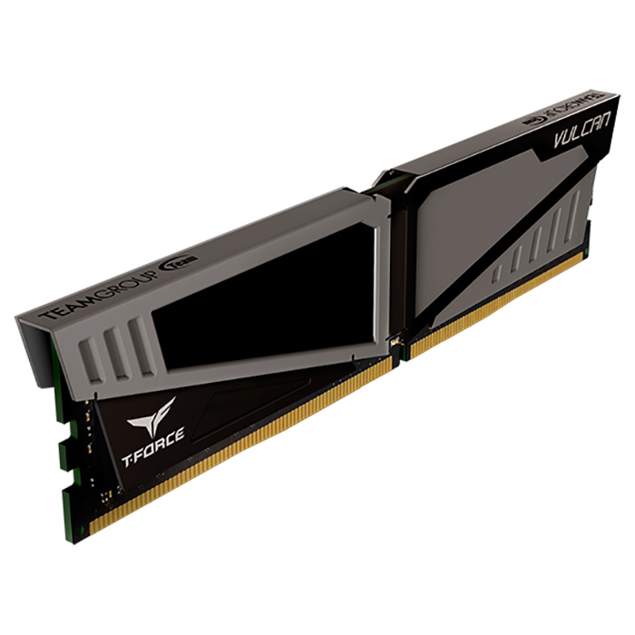 Модуль пам'яті TEAM T-Force Vulcan DDR4 2400MHz 8GB Gray (TLGD48G2400HC1401)