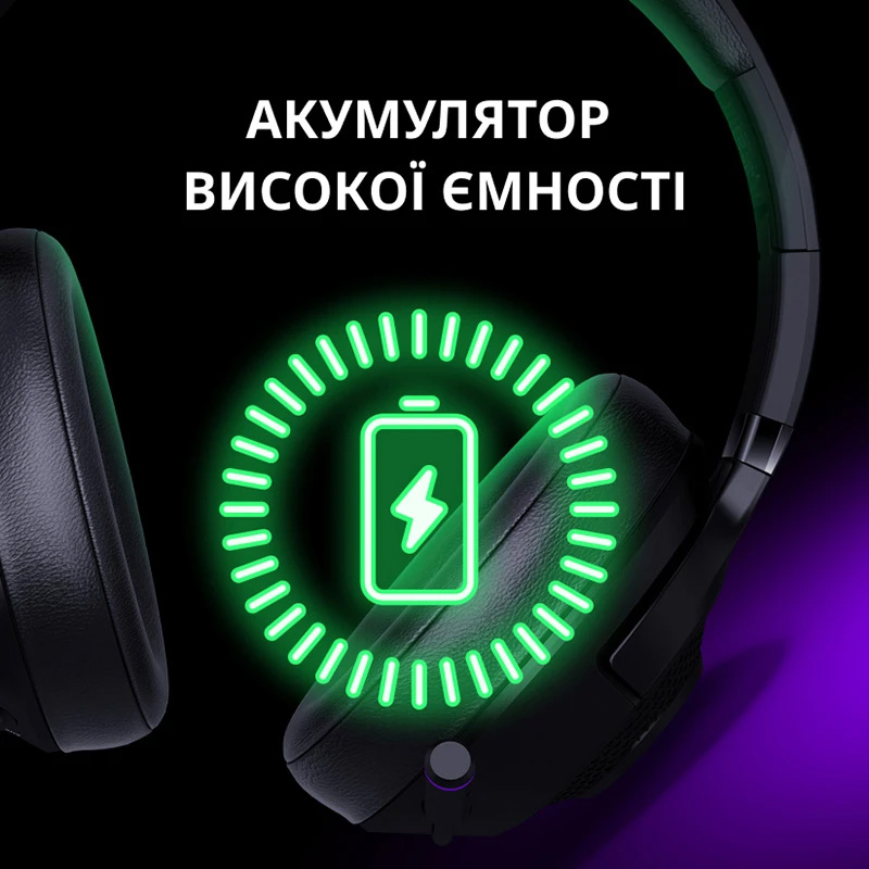 Навушники геймерскі LORGAR Noah 702 Black (LRG-GHS702)