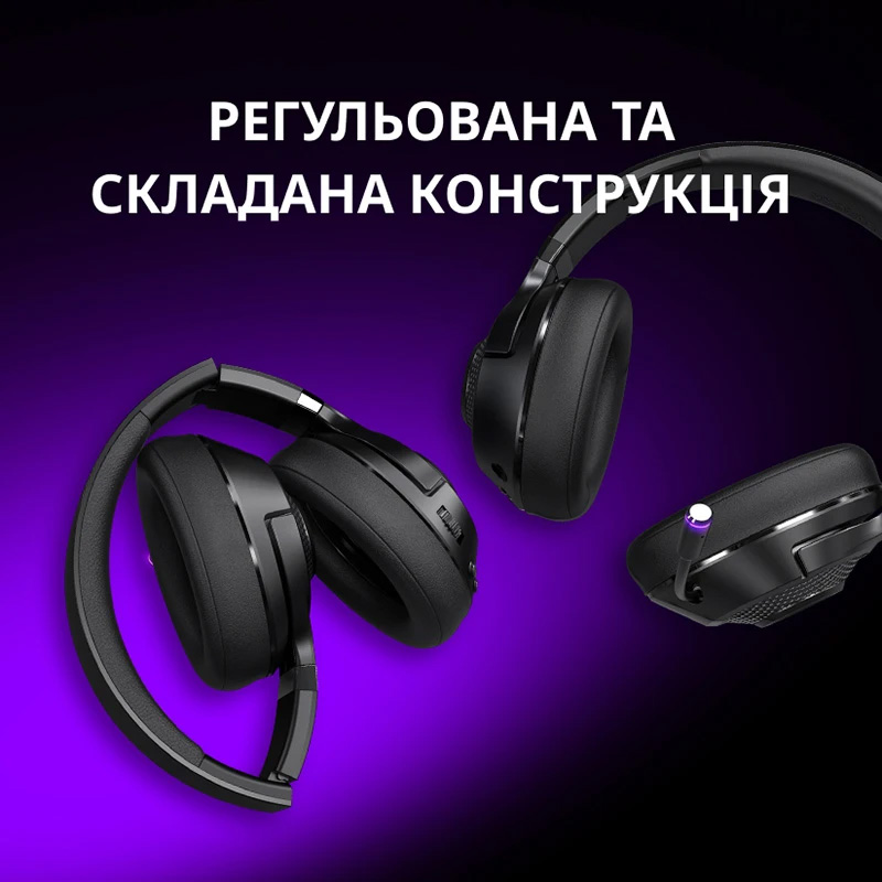 Навушники геймерскі LORGAR Noah 702 Black (LRG-GHS702)