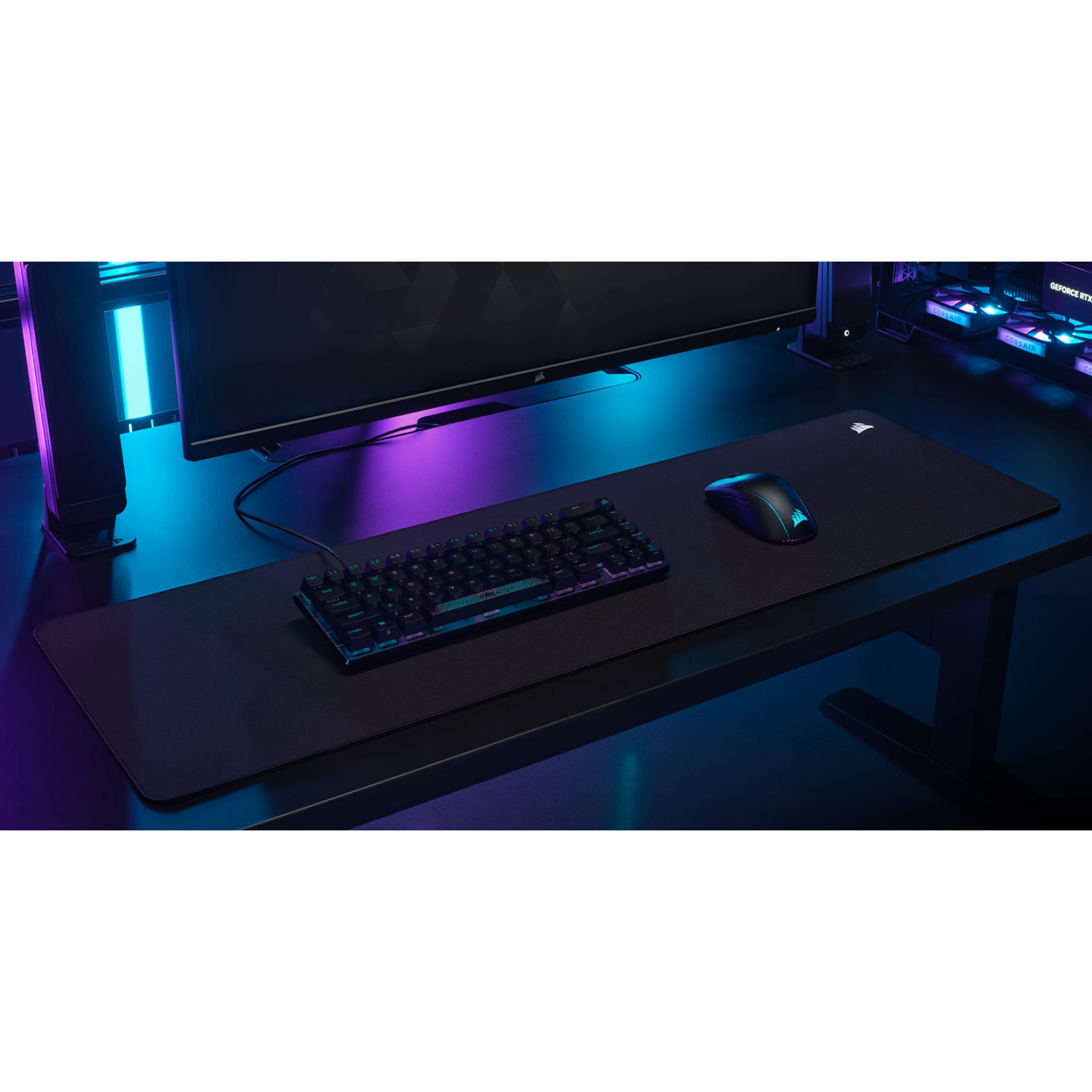 Игровая поверхность CORSAIR MM500 v2 Hybrid Cloth Gaming Mouse Pad Extended Black (CH-941B141-WW)