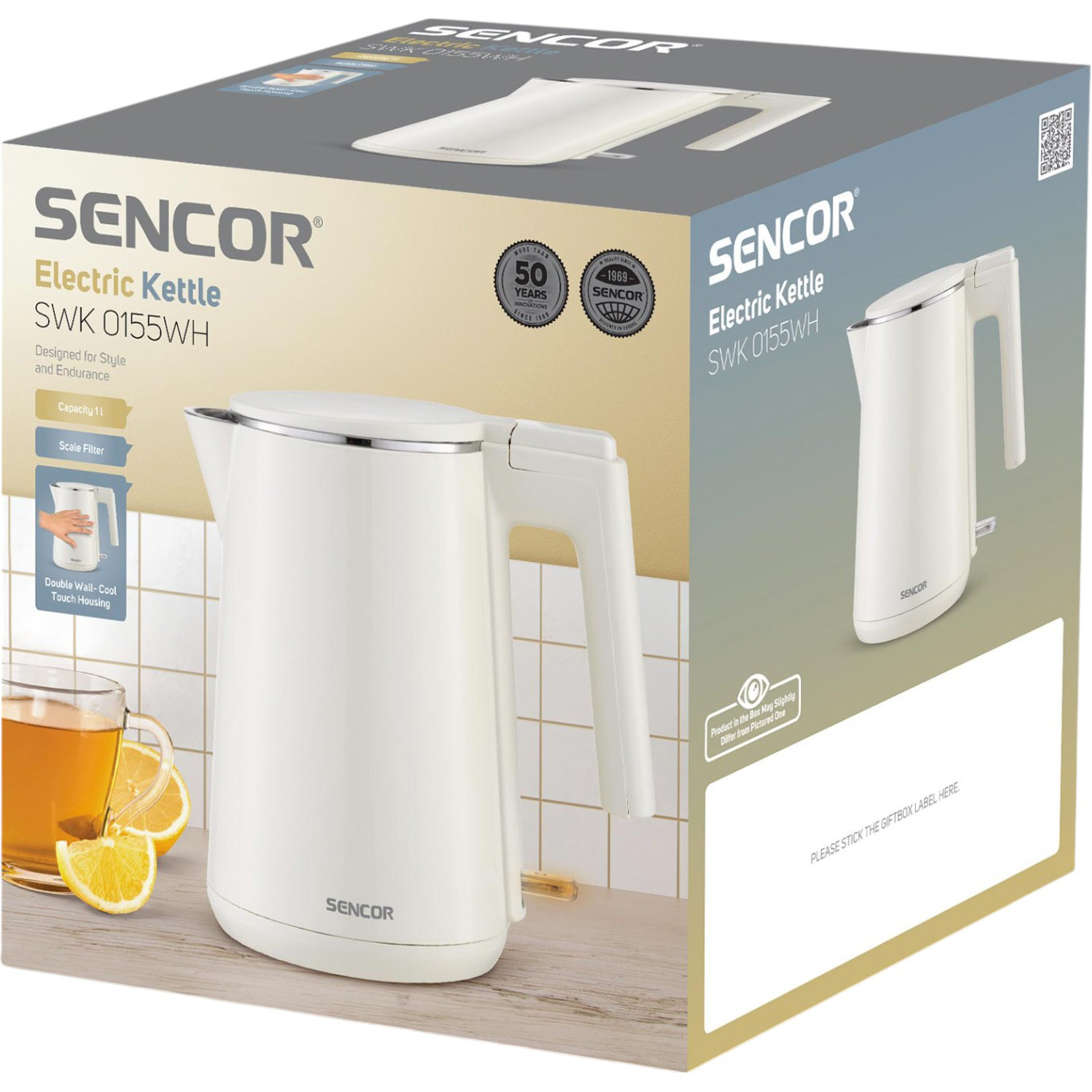Электрочайник SENCOR SWK 0155WH (41019261)
