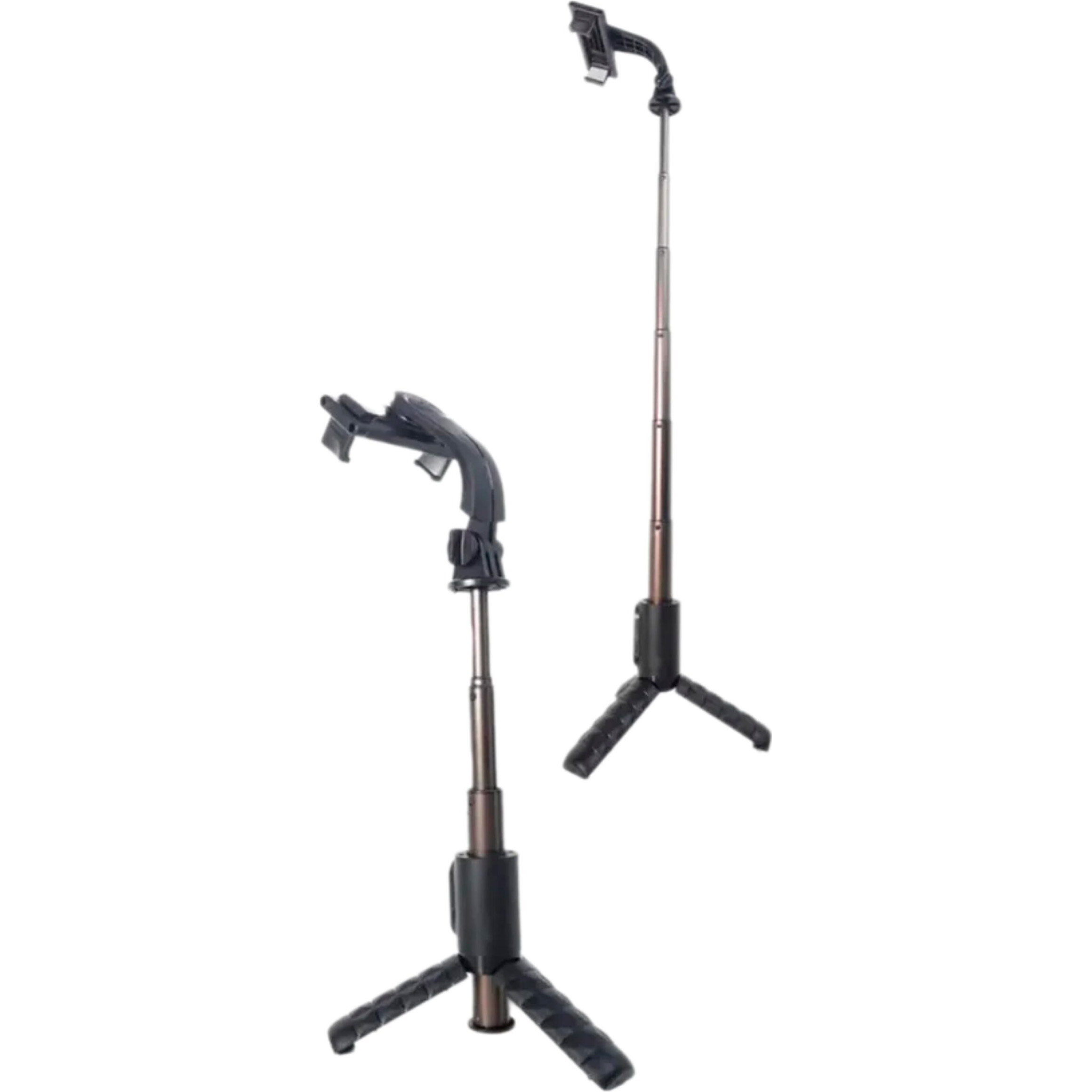 Монопод-трипод RTAKO Q10R MINI Clip Selfie Stick Matte Black