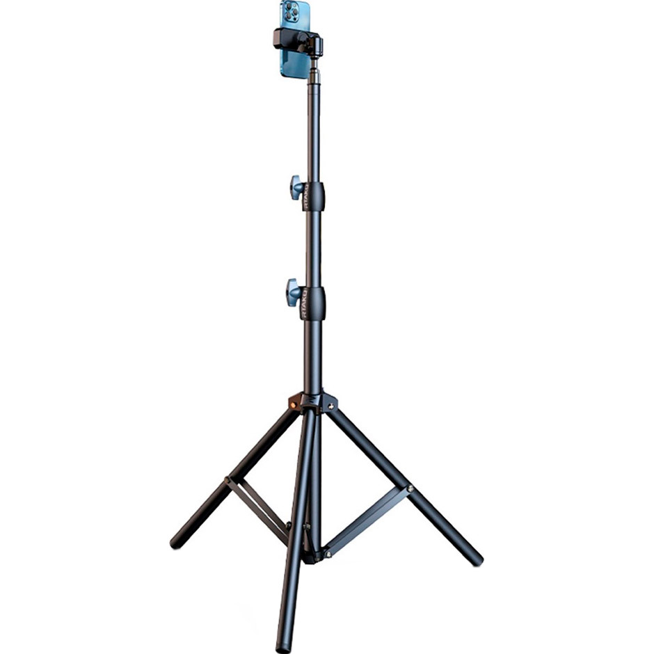Штатив RTAKO RLD-001 1.7M Matte Carbon Steel Tripod Black