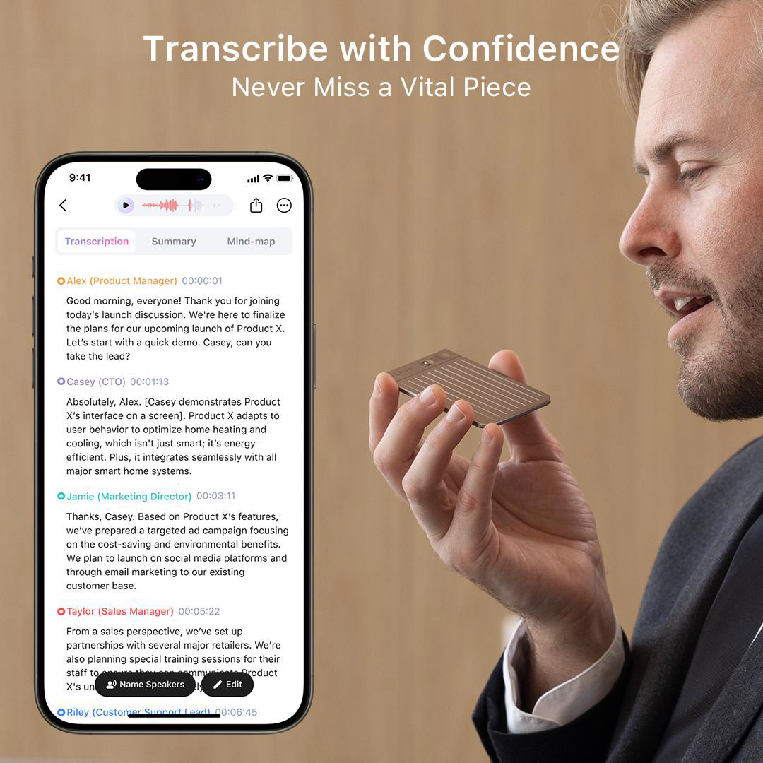 AI диктофон PLAUD.AI Note Black