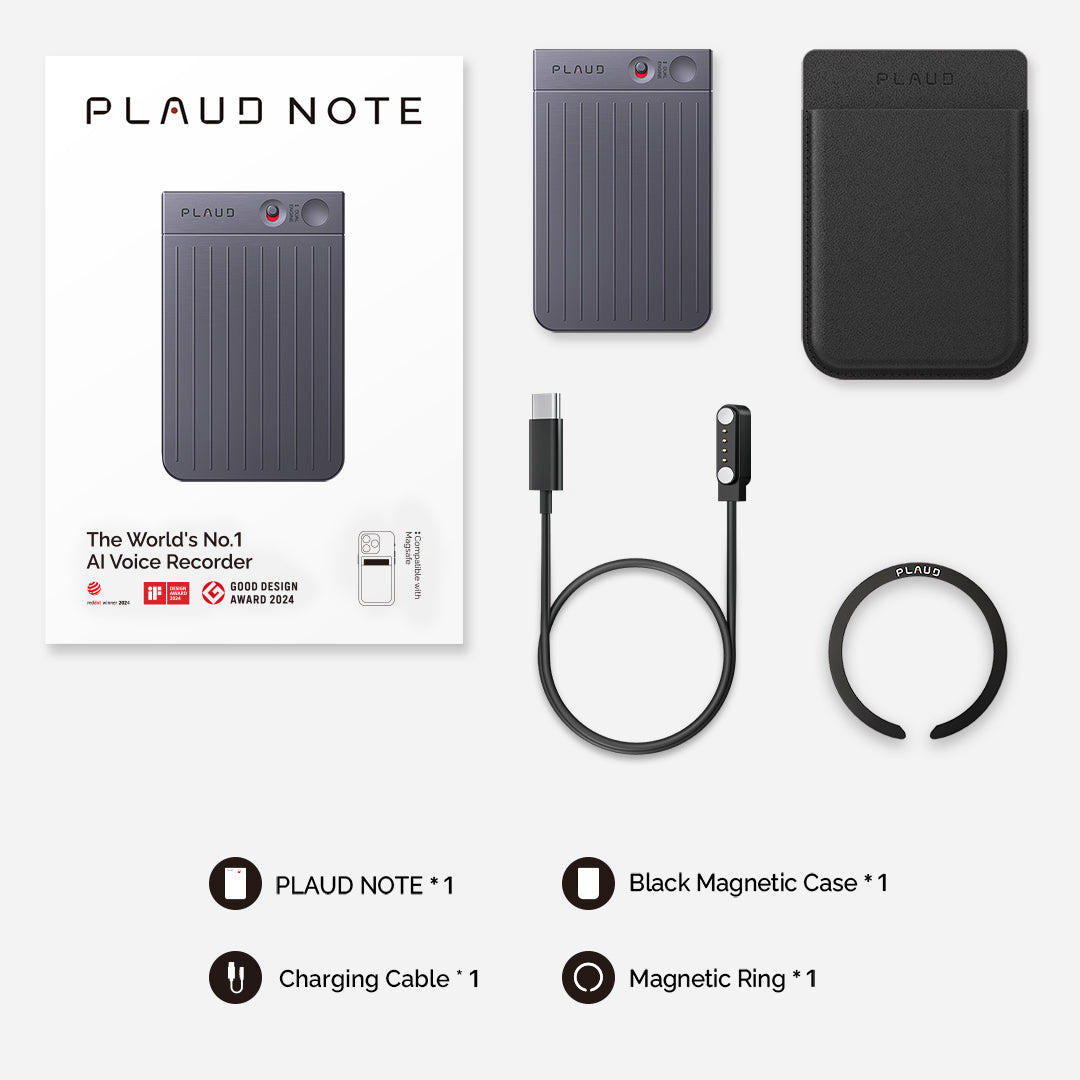 AI диктофон PLAUD.AI Note Silver