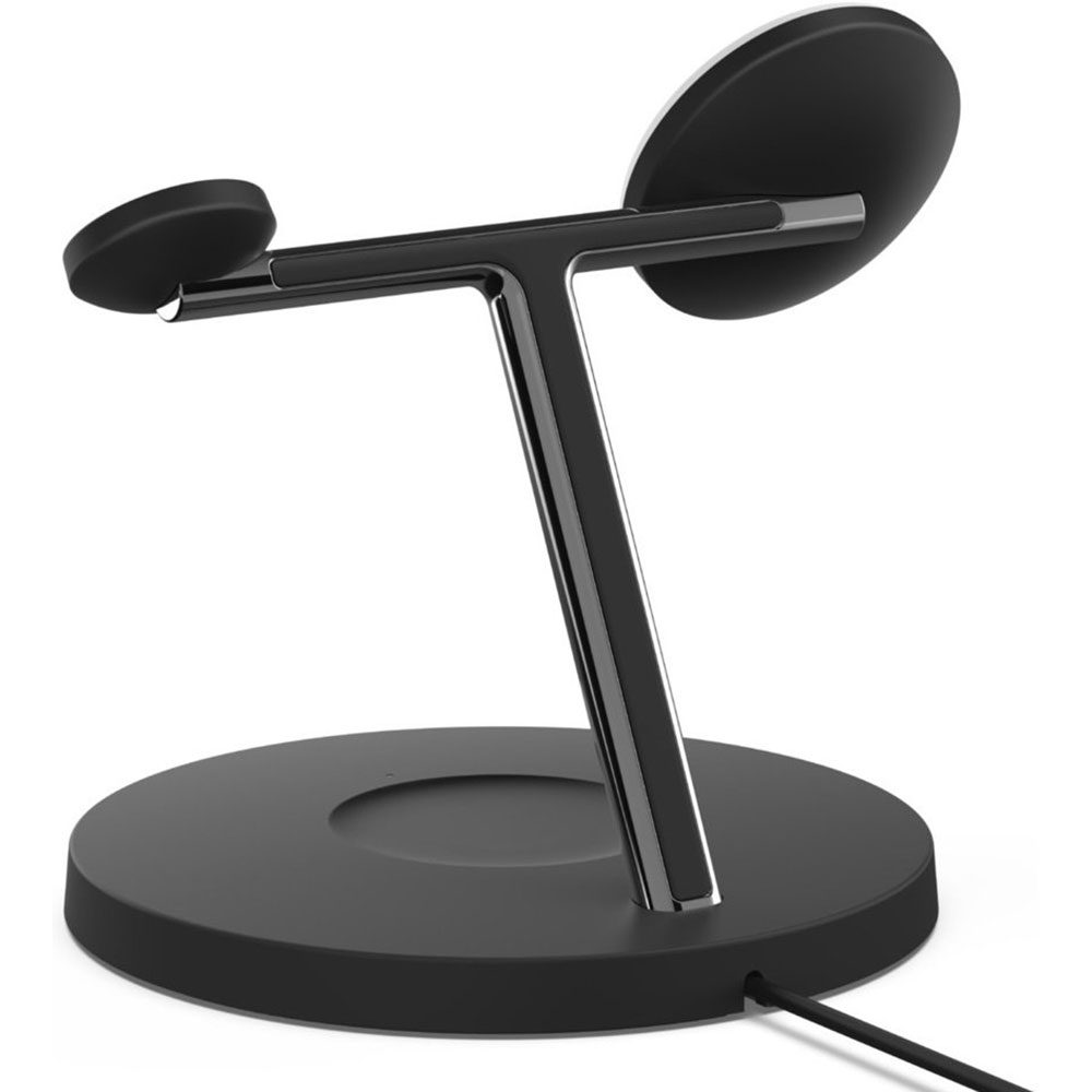 Бездротовий зарядний пристрій BELKIN Boost Up Charge Pro 3-in-1 Wireless Charger with MagSafe Qi2 15W Black (WIZ032KQBK)