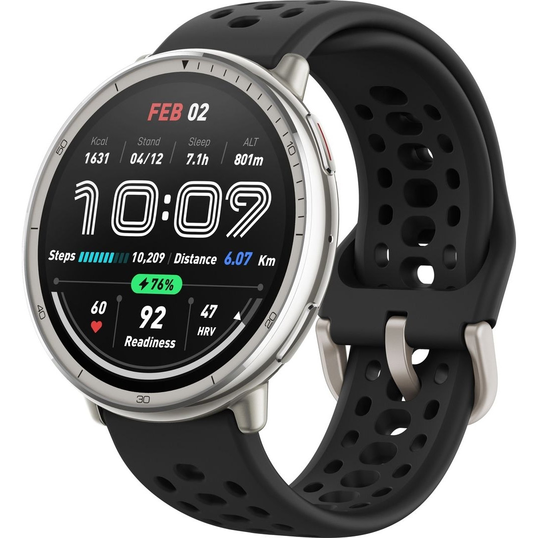 Смарт-годинник AMAZFIT Active 2R Black Sport Silicone (W2437GL7N)