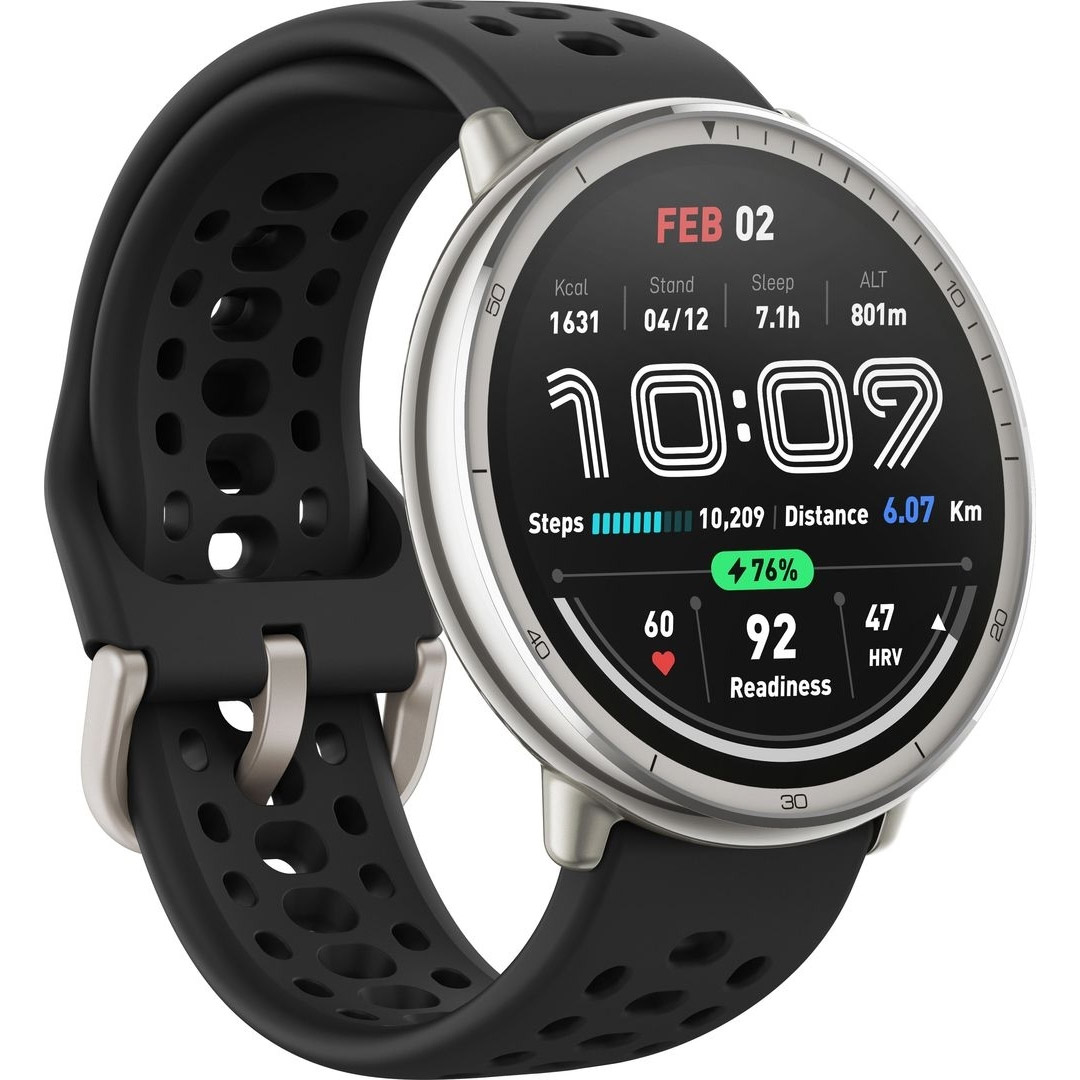 Смарт-годинник AMAZFIT Active 2R Black Sport Silicone (W2437GL7N)