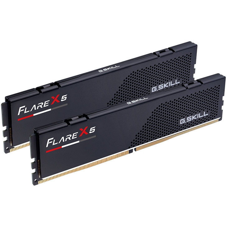 Модуль пам'яті G.SKILL Flare X5 DDR5 6000MHz 96GB Kit 2x48GB Matte Black (F5-6000J3036F48GX2-FX5)