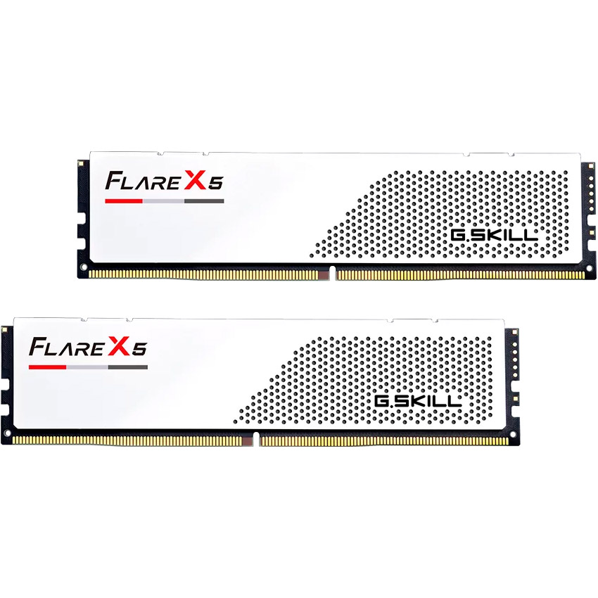 Модуль пам'яті G.SKILL Flare X5 DDR5 6000MHz 96GB Kit 2x48GB Matte White (F5-6000J3036F48GX2-FX5W)