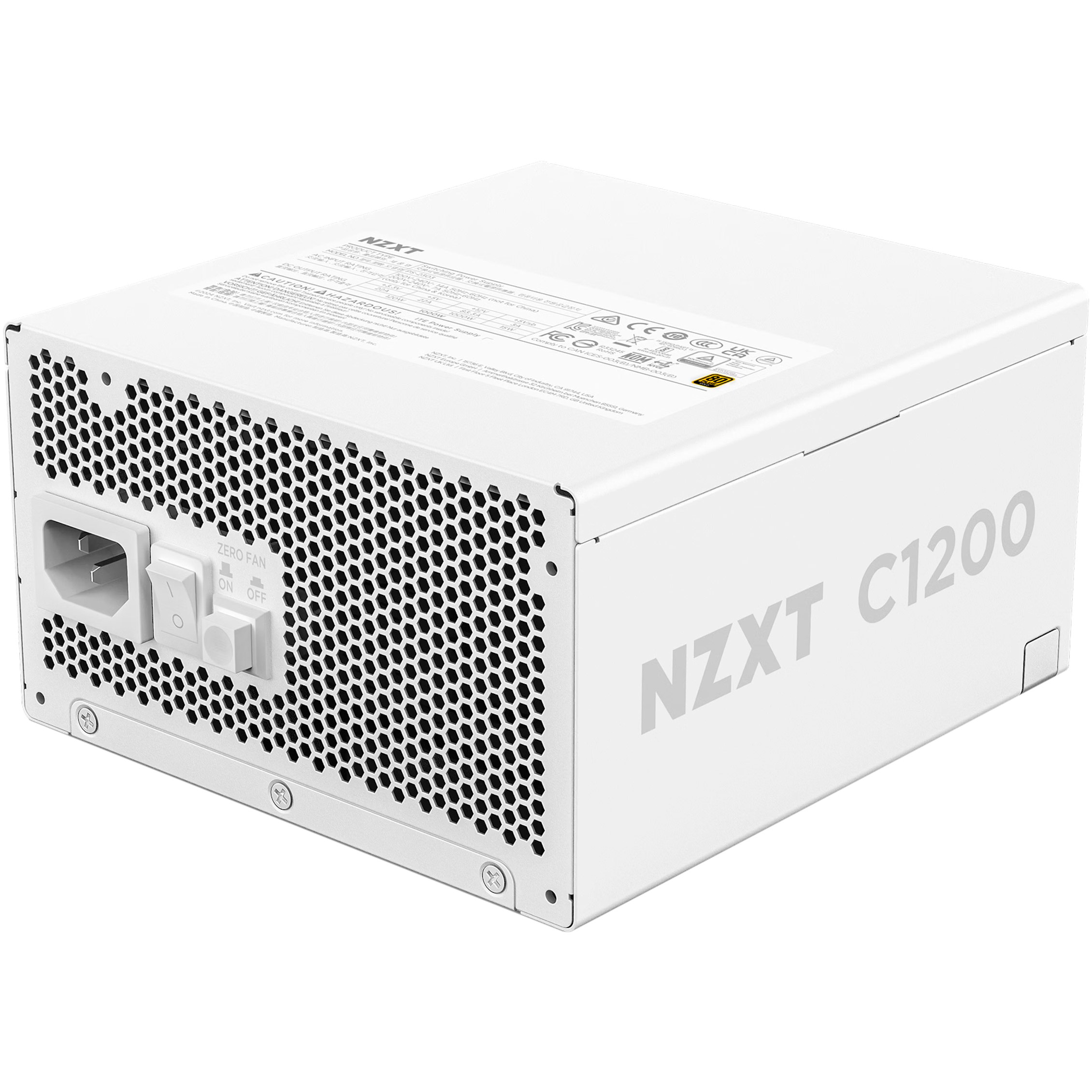 Блок питания 1200W NZXT C1200 ATX 3.1 Matte White (PA-2G2BW-EU)