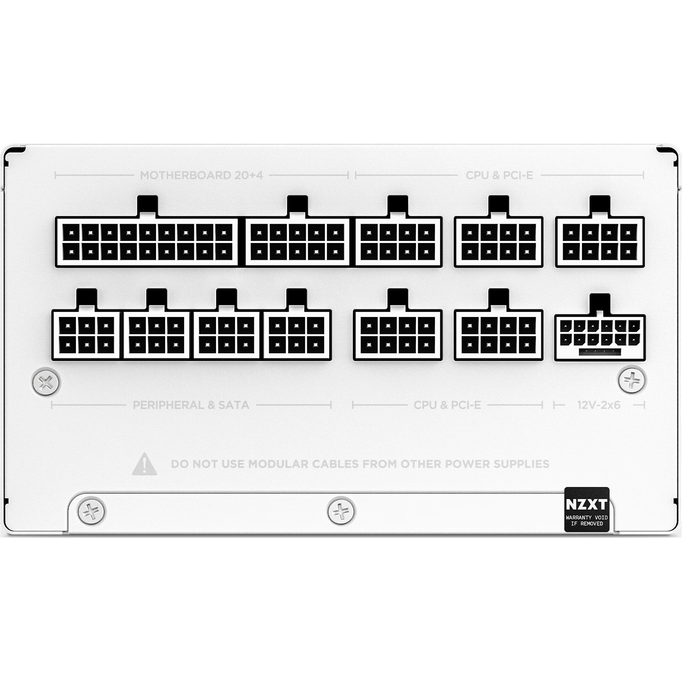 Блок питания 1200W NZXT C1200 ATX 3.1 Matte White (PA-2G2BW-EU)