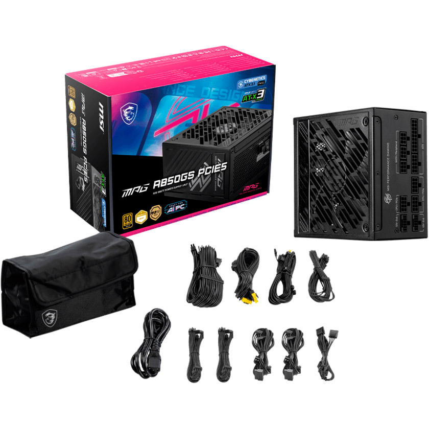 Блок питания 850W MSI MPG A850GS PCIE5