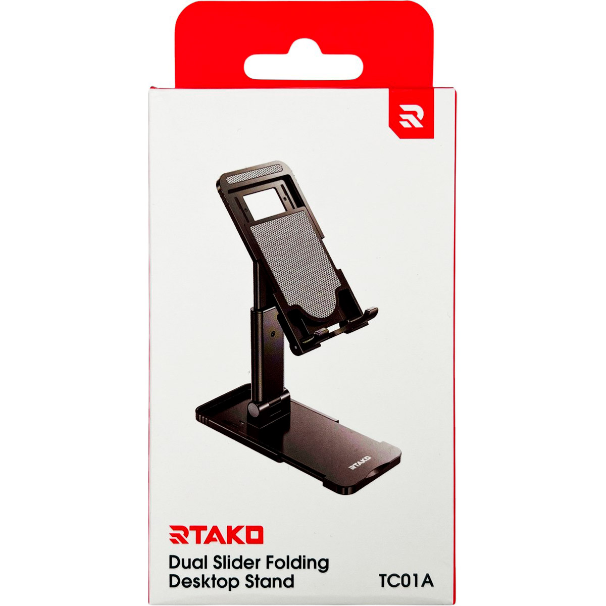 Подставка для смартфона RTAKO TC01A Dual Slider Folding Desktop Stand Gray