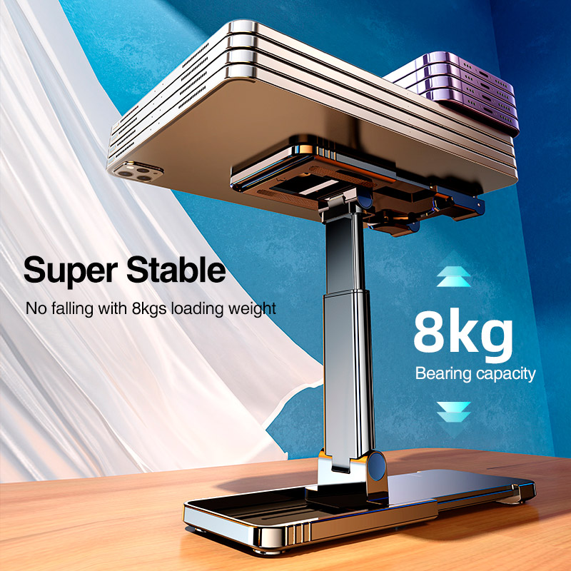 Подставка для смартфона RTAKO TC01A Dual Slider Folding Desktop Stand Gray