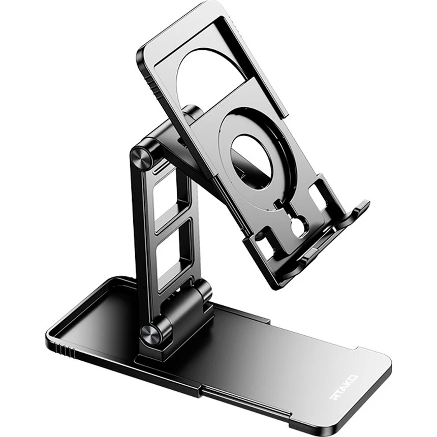 Подставка для смартфона RTAKO TC06 Double-Layer Foldable Desktop Stand Titanium Space Gray