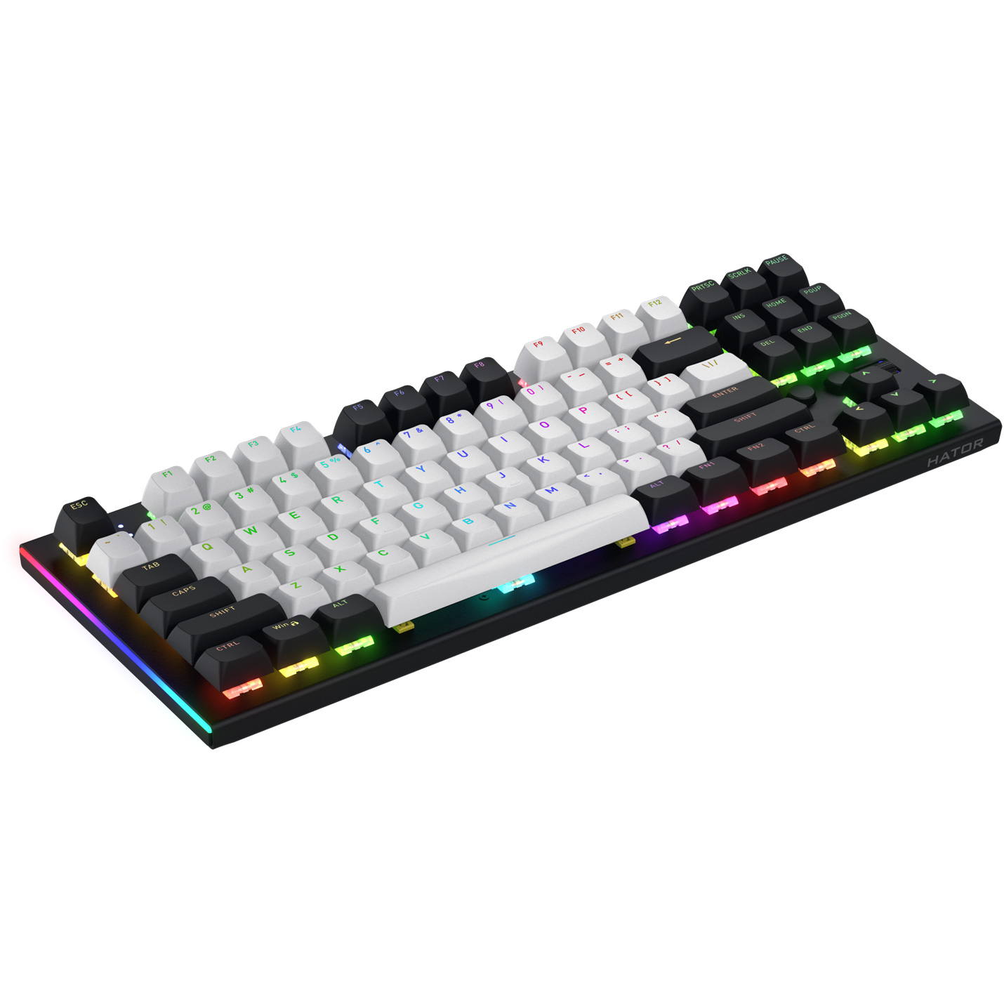 Клавиатура HATOR Gravity TKL Aurum Orange Switch Black (HTK560)