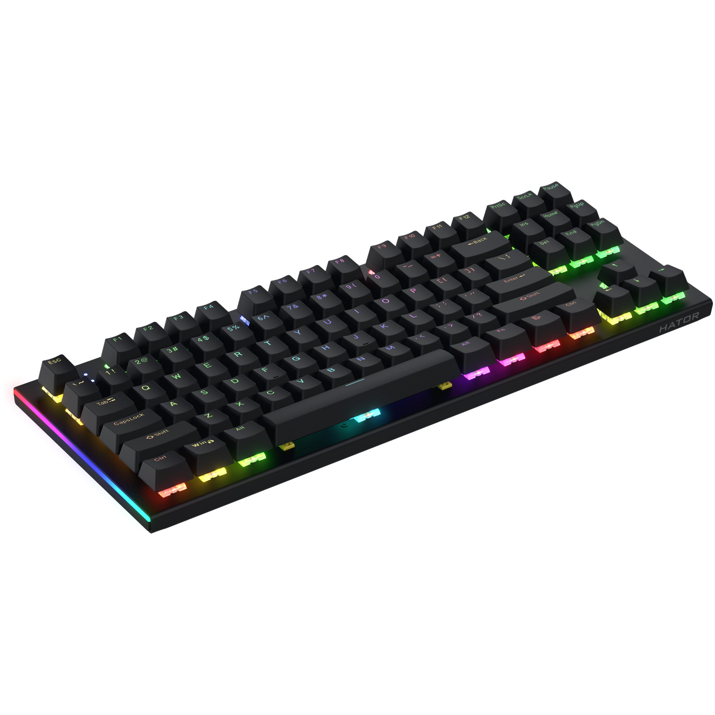 Клавиатура HATOR Gravity X TKL Aurum Orange Switch Black (HTK550)