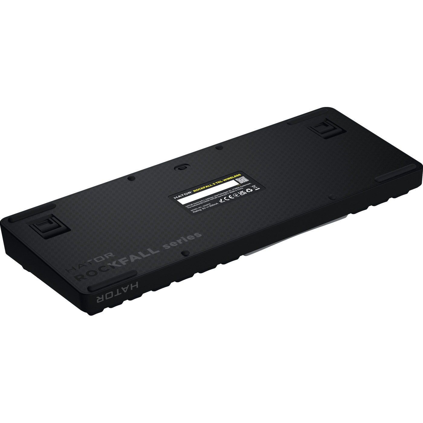 Клавіатура бездротова HATOR Rockfall 3 TKL Wireless Aurum Orange Switch Black (HTK850EU)