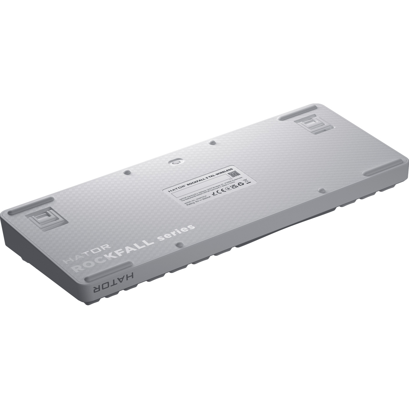 Клавиатура беспроводная HATOR Rockfall 3 TKL Wireless Aurum Orange Switch White (HTK851UA)