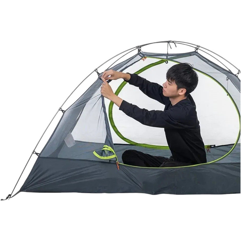 Намет 2-місний NATUREHIKE Ultralight 20D Summer 2 Dark Green (6927595741993)