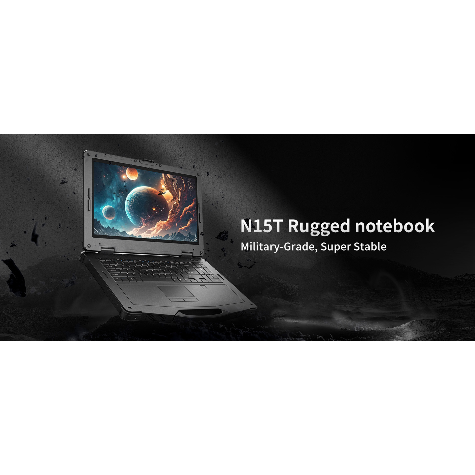 Защищённый ноутбук ONERUGGED N15T Black